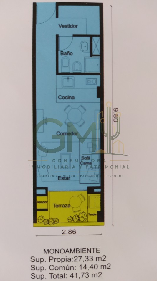 VENTA OPORTUNIDAD MONOAMBIENTE EXCELENTE UBICACION