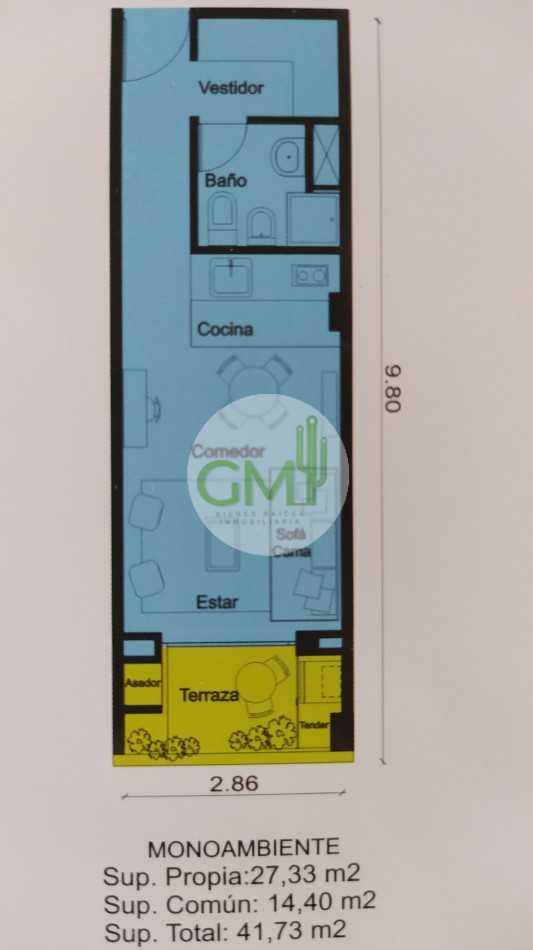 VENTA OPORTUNIDAD MONOAMBIENTE EXCELENTE UBICACION